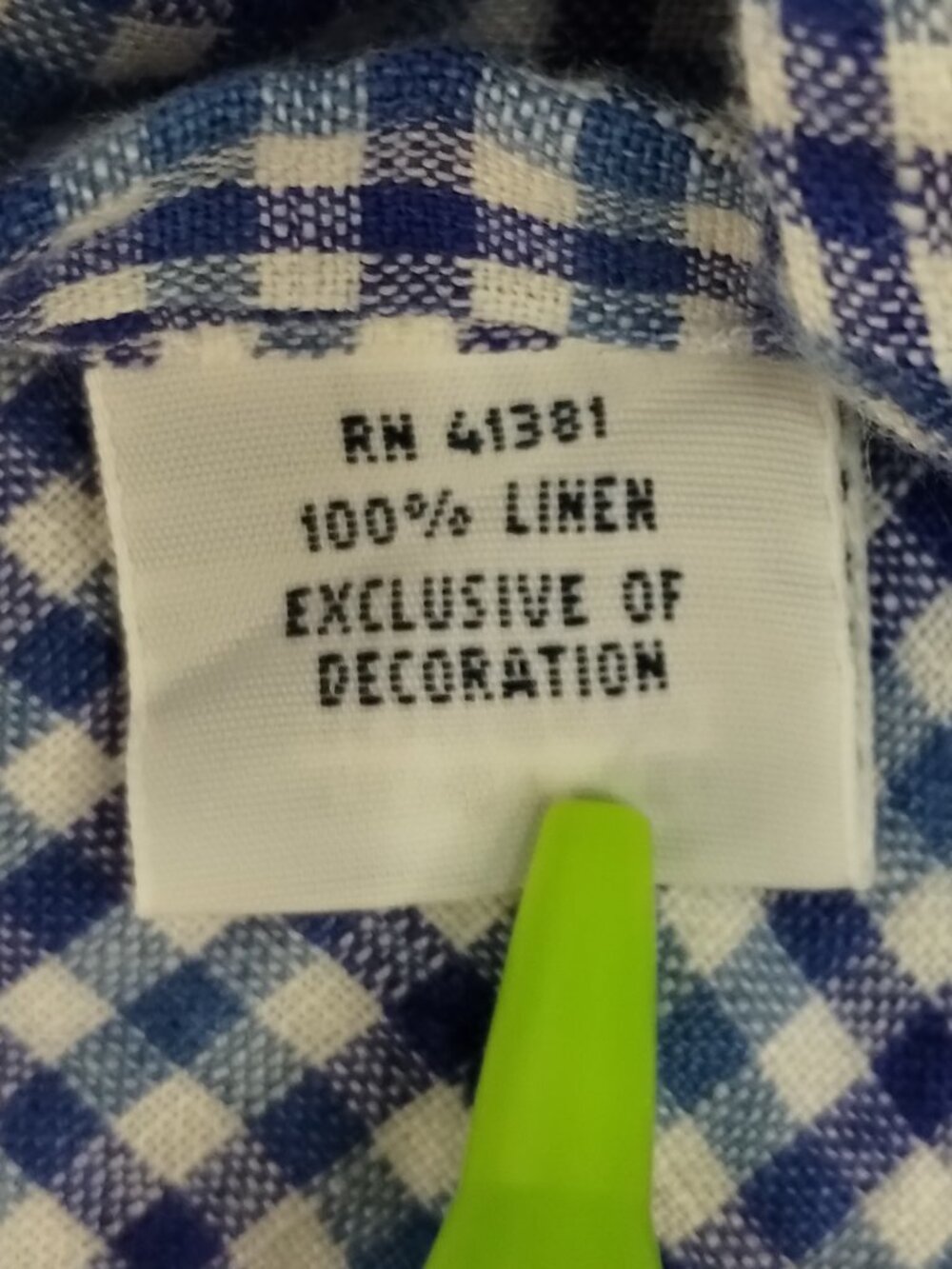 Ralph Lauren Polo Blue Gingham Plaid Button Down Short Sleeve Shirt Size L - Picture 9 of 11